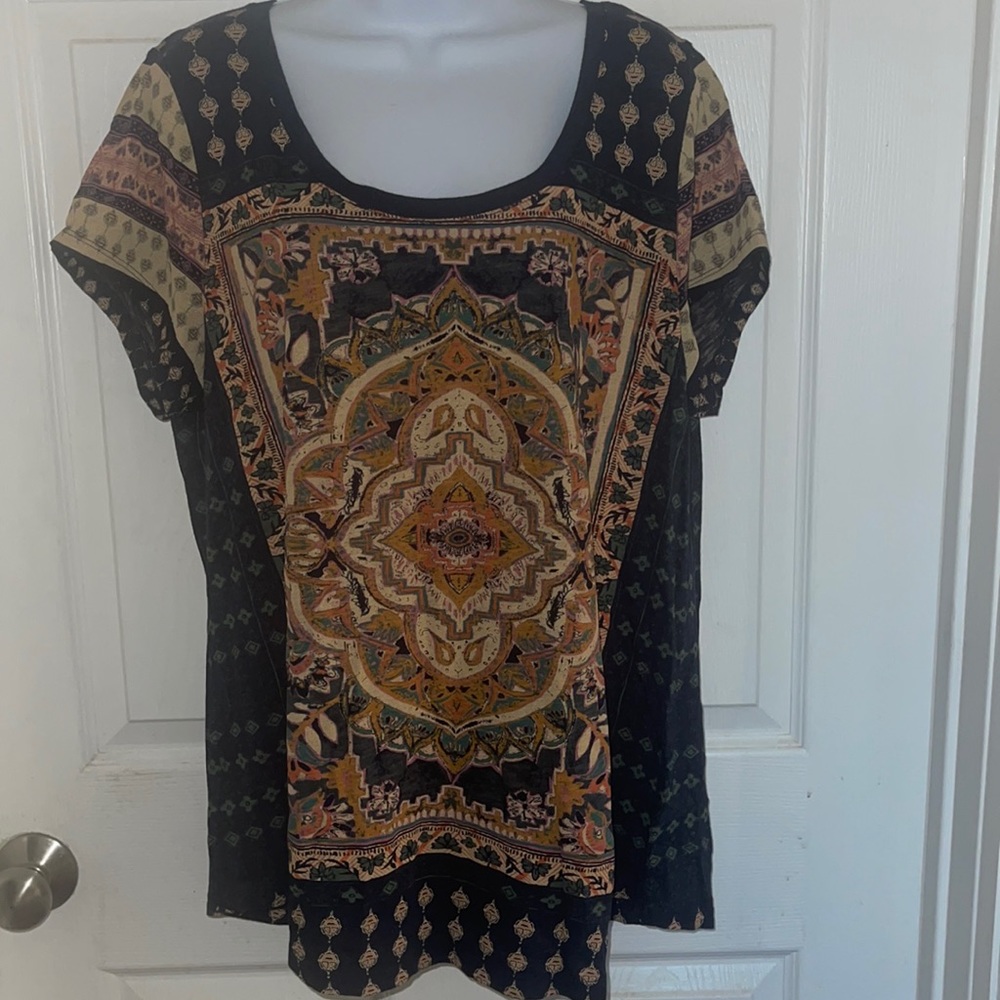 NWOT Lucky Brand Boho Top 1X